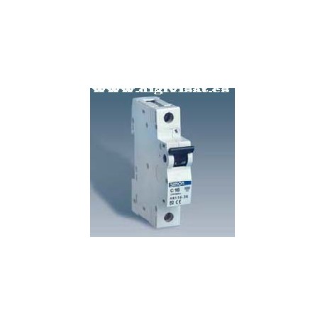 Interruptor UNIPOLAR automático magnetotérmico C" 6 kA  10A Simo